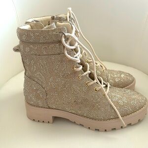 Gianni Bini Glitz Sparkle Women’s Combat Boots. Only worn a few times. Size 8.